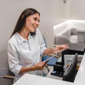 Medical scheduler working