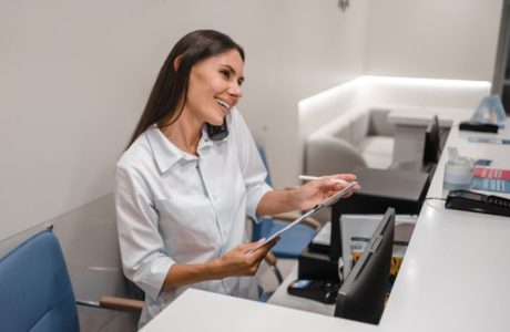 Medical scheduler working