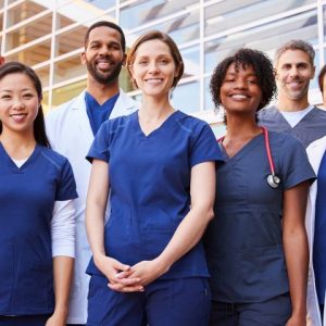 Medical Assistants standing and smiling